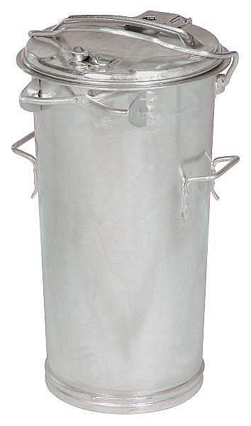 Koš za smeti sistem Renner 50 L, z zaklepnim nosilcem, Ø (zgoraj) cca 387 mm, Ø (spodaj) cca 305 mm, vroče pocinkano, praznjenje brez prahu, 2033-00