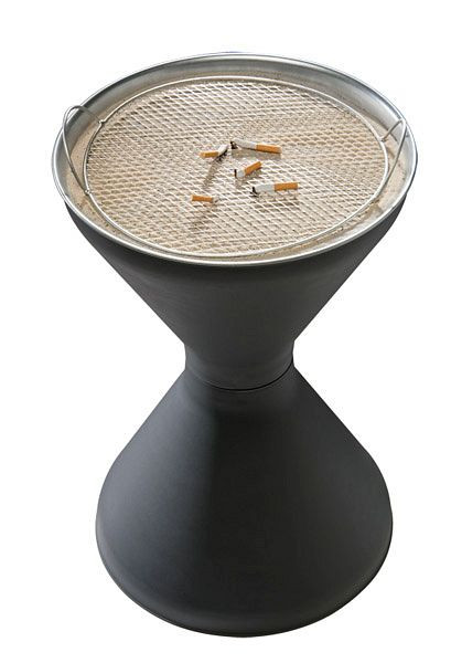 APS stoječi pepelnik -DIABOLO-, Ø 40 cm, višina: 60 cm, PP, pocinkana pločevina, vključno z 1,5 kg peska, 00574