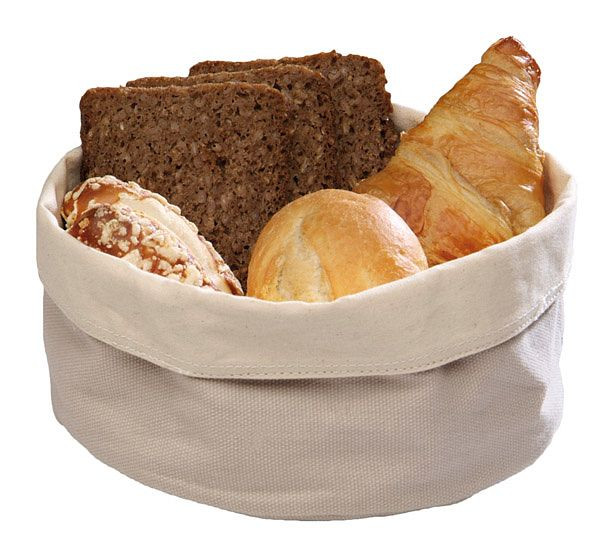 APS torba za kruh, Ø 20 cm, višina: 9 cm, bombaž, bež, pralna do 30 stopinj, 30350