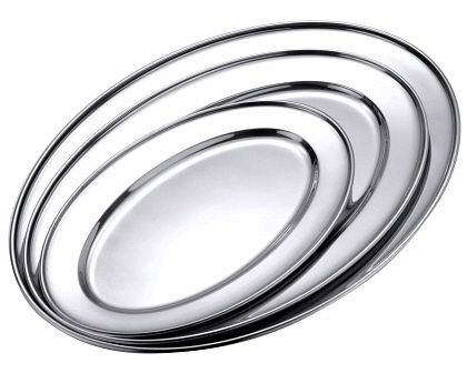 Plošča za pečenje Contacto, ovalna 50 cm, 3/500