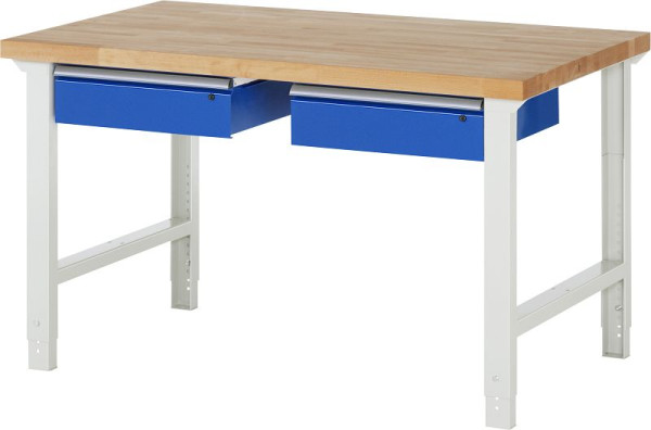 RAU delovna miza serije 7000 - model 7002-1, Š1500 x G900 x V790-1140 mm, 03-7002A1-159B4H.11