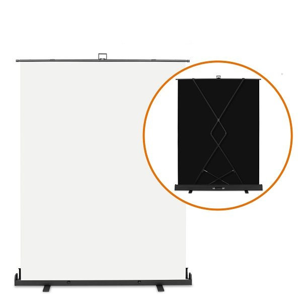 Walimex pro roll-up panel ozadje bela 165x220, 23205