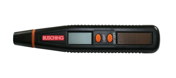 Busching Digitalni merilnik tlaka v pnevmatikah "SOLAR" LCD zaslon, PSI, Bar, KPa, Kg/cm², 100854