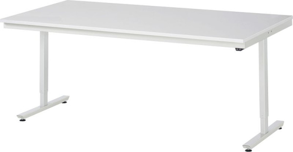 RAU delovna miza serije adlatus 150 (električno nastavljiva višina), EGB melaminska plošča, 2000x720-1120x1000 mm, 08-AT-200-100-ME