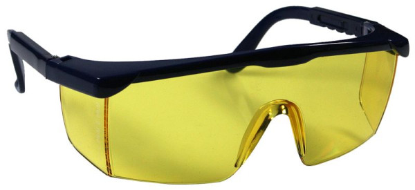 UV-zaščitna očala Busching, rumeno zatemnjena, EN 166/170, nastavljivi športni ročki za vsestranski pogled, 100064