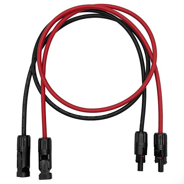 Offgridtec 1m MC4 na MC4 priključni kabel 6 mm² rdeče/črn, 8-01-017740-001
