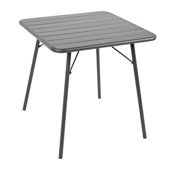 Bolero kvadratna bistro miza jekleno siva 70 cm, CS730