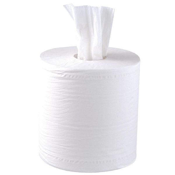 Jantex zvitki brisač za notranjo uporabo beli 2-slojni, PU: 6 kosov, DL920