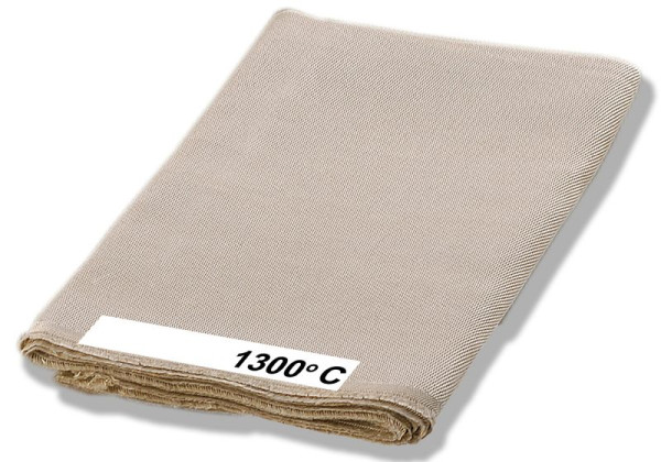 ELMAG varilni prekrivni material silikatna tkanina, 900x1000 mm, do 1.300° C obojestransko z visokotemperaturnim premazom, 57280