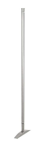 Predstavitveni stenski sistem Kerkmann, zaključni steber, Š 55 x V 1750 mm, aluminij srebrne barve, 45692914