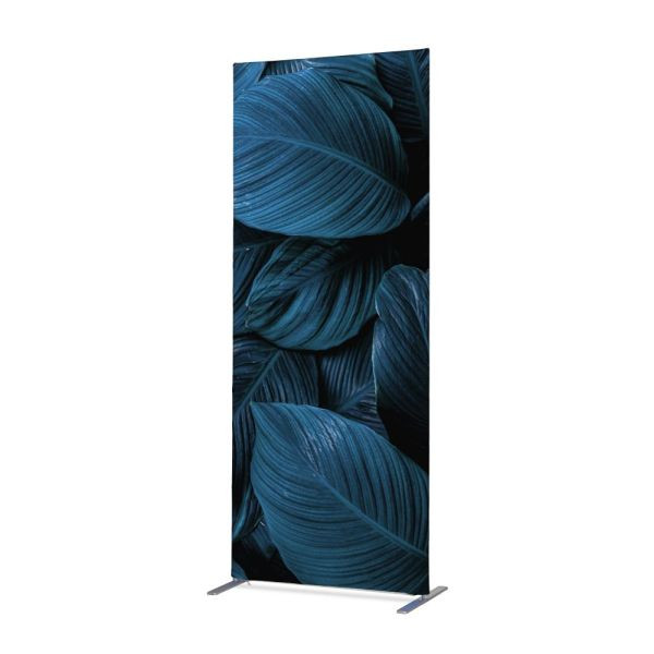 Showdown Displays Tekstilna dekoracija za pregrado prostora 100-200 Botanični listi modri, ZBSLIM100-200-DSI20