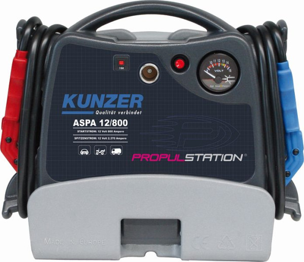 Kunzer AKKU-Start 12V AC/DC, Propulzacija 760CA, ASPA 12/800