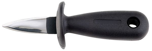 APS nož za ostrige, cca 15 cm, nerjaveče jeklo, ergonomski nedrseč ročaj iz poliamida, 88840