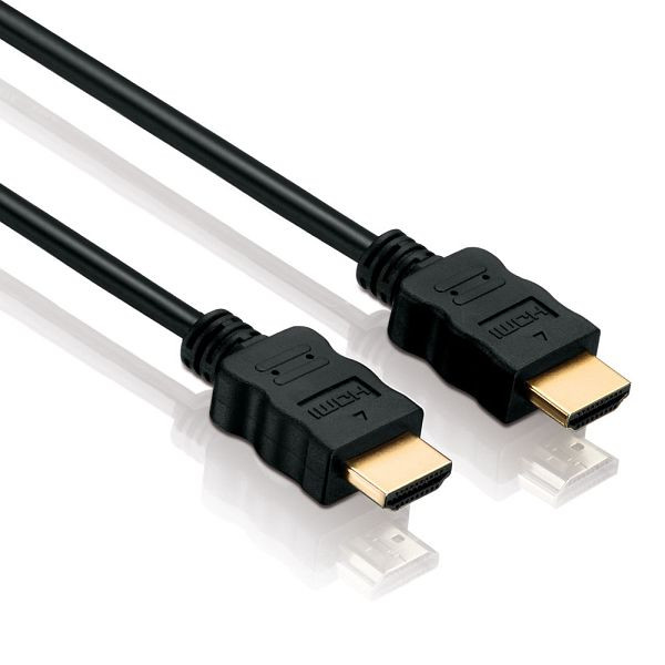 Helos priključni kabel, HDMI vtič/vtič, 4K, BASIC, 5.0m, črn, 118872