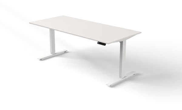 Kerkmann sedeča/stoječa miza Š 2000 x G 1000 mm, električno nastavljiva višina od 720-1200 mm, Move 3, bela, 10381010
