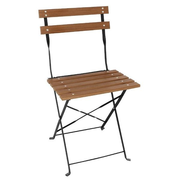 Zložljivi terasni stoli Bolero imitacija lesa, PU: 2 kosa, GJ766