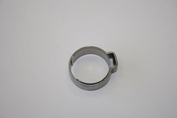 OETIKER 1-ušesna sponka z vložnim obročem, 21 OET 18, 0 - 20,3 mm (nerjaveče jeklo), 42734