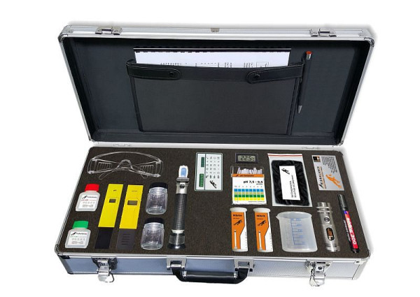 Ekskluzivni testni kovček Hamma za testiranje hladilnega maziva, 2201002