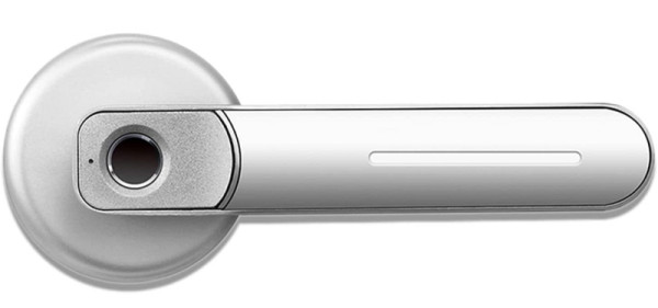 Kljuka za vrata SOREX FLEX Easy Bluetooth s prstnim odtisom, srebrna, BH104200