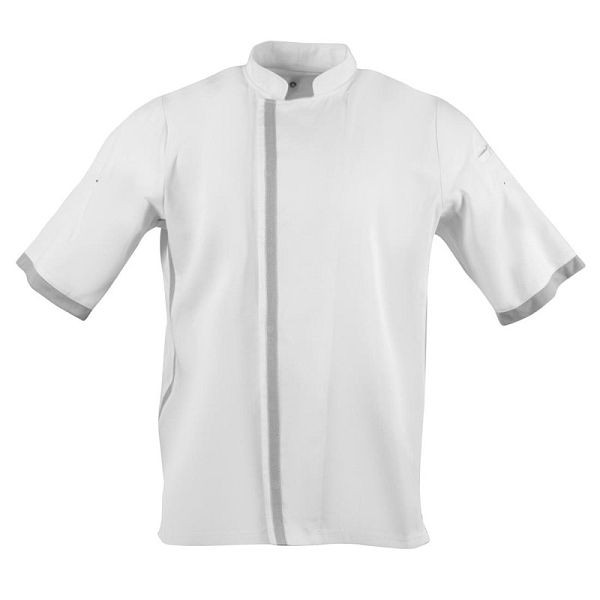 Southside unisex kuharska jakna s kratkimi rokavi bela L, B998-L
