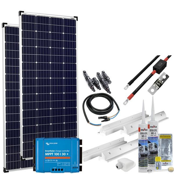 Offgridtec mPremium+ XXL 400W 12V s solarnim sistemom za prikolice Victron SmartSolar MPPT 100/30, 4-01-014250-001