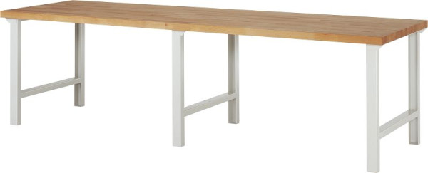 RAU delovna miza serije 7000 - modularna zasnova, 3000x840x900 mm, 03-7000-1-309B4S.12