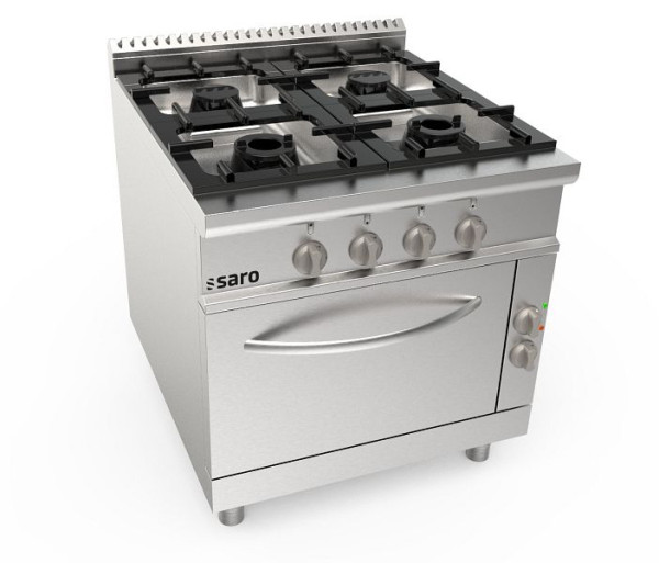 Plinski štedilnik Saro + električna pečica 4 gorilniki LQ, 423-8025