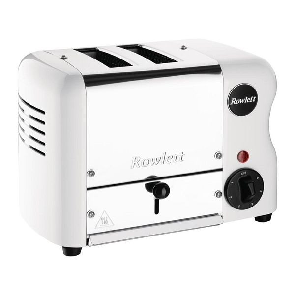Rowlett Esprit 2 Slot Toaster, bel z 2 vložkoma in kletko za sendviče, CH178