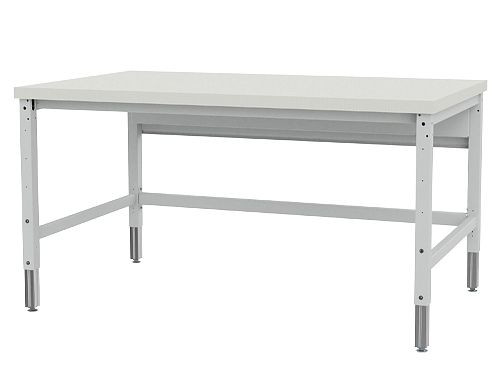 Pakirna miza Bedrunka+Hirth Comfort, osnovna miza, zaklep na sponke, mere: 1500 x 900 mm, material delovne plošče: MDF plošča s HPL oblogo, PT4150KL90H