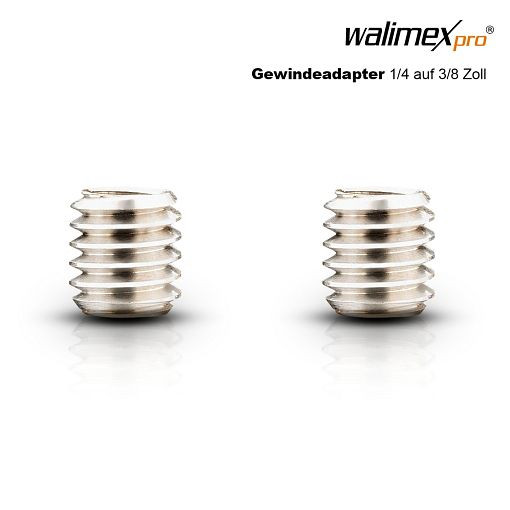 Walimex pro navojni adapter 1/4 na 3/8 inčni notranji navoj, 12377