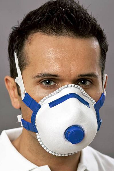 EKASTU Safety dihalna maska Mandil FFP2/Soft/V, PU: 5 kosov, 412084