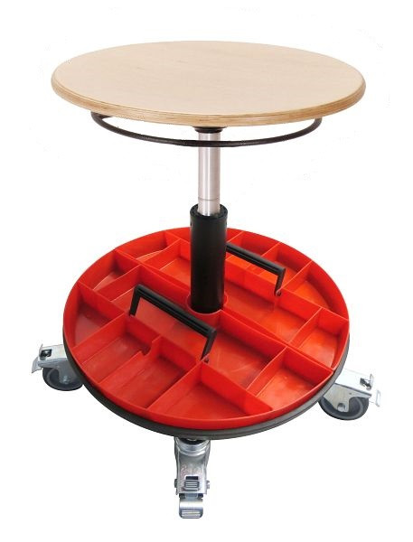Mey stol A1S-TRT-B s škatlo za orodje, nastavljiv po višini, 09066