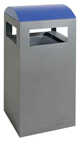 topo ločevanje odpadkov A³, antracitno siva/5010, pocinkana notranja posoda, 90 litrov, 650-090-0-2-510