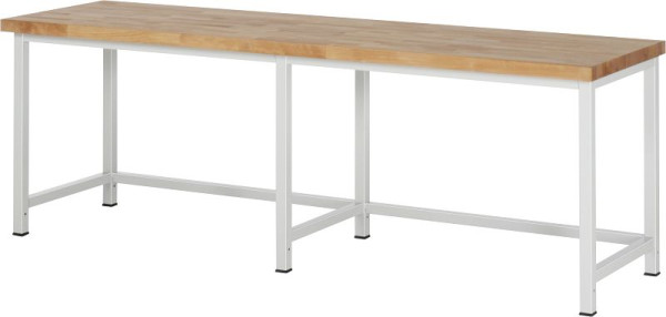 RAU delovna miza serije 8000 - okvirna konstrukcija (varjen okvir), 2500x840x700 mm, 03-8000-1-257B4S.12