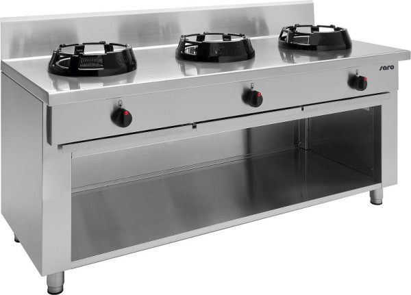 Saro wok plinski štedilnik z odprtim osnovnim modelom model CC/03, 423-2050