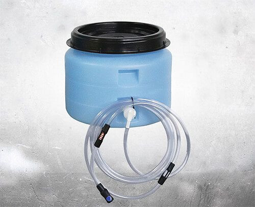Rezervoar za vodo IBH 30 litrov, skupaj z zapiralnim ventilom, indikatorjem pretoka in hitro spojko s finim filtrom, 259700000
