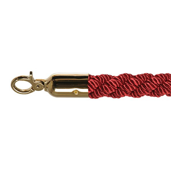 VEBA pregradna vrvica luksuzno rdeča, medenina, Ø 3 cm, dolžina 157 cm, 10102RB