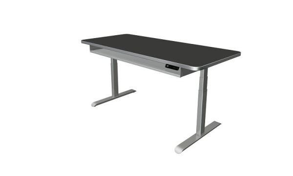 Kerkmann stoječa/sedeča miza Move 4 Premium, Š 1800 x G 800 mm, električno nastavljiva višina od 620-1270 mm, antracit, 10320513