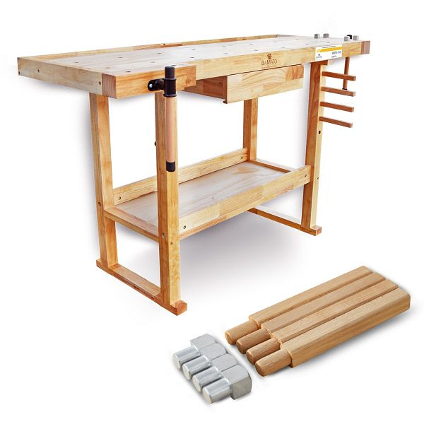 BAMATO delovna miza WORK-1520 iz masivnega lesa WORK-1520