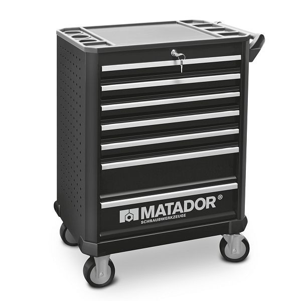 MATADOR RATIO delavniški voziček s 7 predali, prazen, 1000 x 470 x 720 mm, 8163 0020
