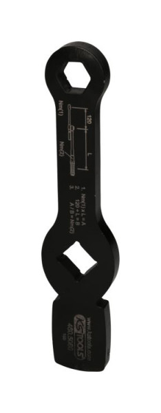 KS Tools 3/4" udarni imbus ključ z 2 udarnima površinama, 18 mm, 460.5060
