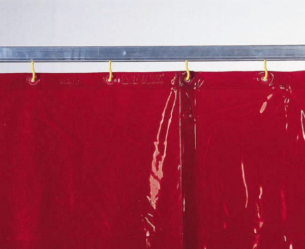 ELMAG varilna zaščitna zavesa rdeča, širina: 1300 x višina: 3000x0,4 mm v skladu s prEN 1598/1994, 56256