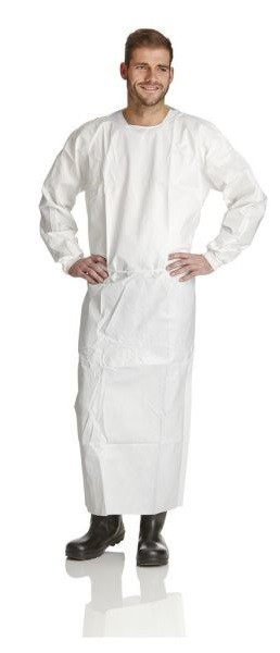 ProSafe 2 halja z manšetami Helanca, ki se zavezuje nazaj, 150 cm, PU: 50 kosov, PS2KI-150