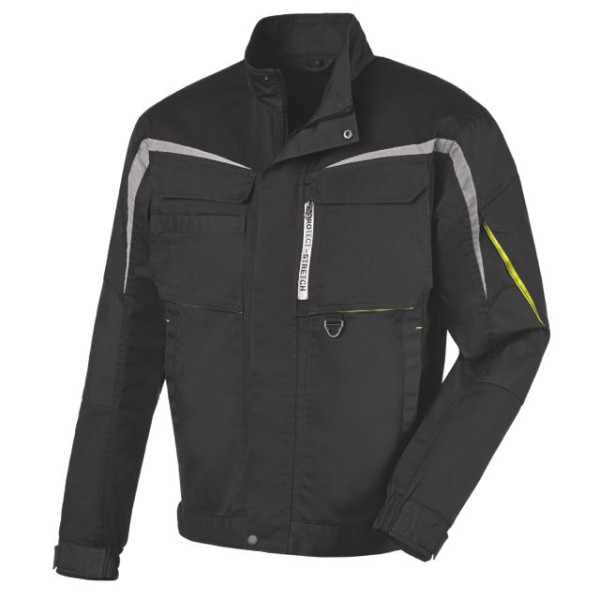 4PROTECT jakna na pas ARKANSAS, velikost: L, barva: črno/siva, pak. 10 kom, 3817-L