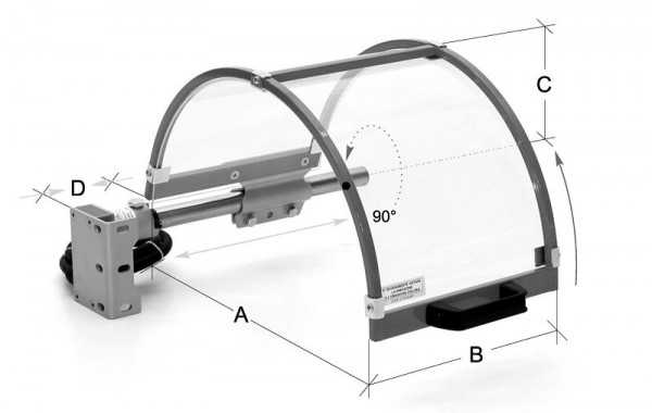 MACK naprava za zaščito vpenjalne glave FS 10 za vpenjalne glave stružnice Ø 80 - 140 mm, ZE-FS10-300