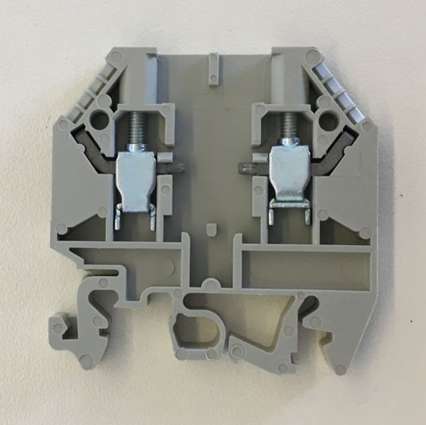 Nosilec priključnega bloka ELMAG do 4 mm², širine 6 mm, siv, za blokirno diodo DIST-D / V0 za serijo MBNA, 9503691
