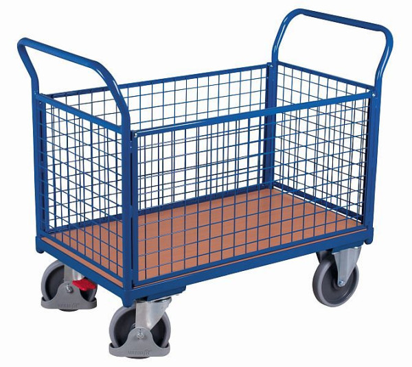 VARIOfit štiristenski voziček z žico, zunanje mere: 1.040 x 500 x 975 mm (ŠxGxV), sw-500.401