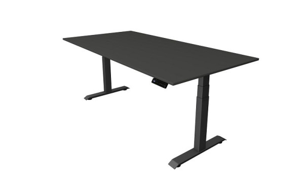 Kerkmann Move 4 sedeča/stoječa miza, Š 2000 x G 1000 mm, električno nastavljiva višina od 640-1290 mm, antracit, 10080913