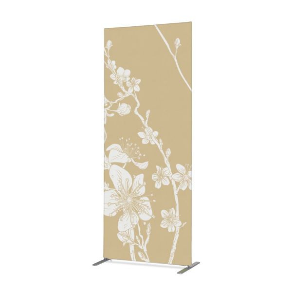 Showdown Displays Tekstilna dekoracija za pregrado prostorov 85-200 Abstraktna japonska češnjev cvet bež, ZBSLIM085-200-DSI6