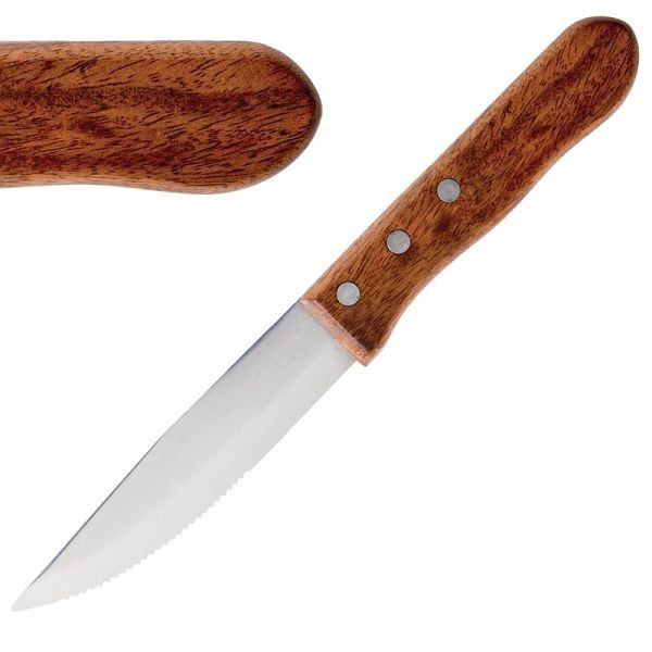 Olympia jumbo nož za zrezke z lesenim ročajem 12,5 cm, GG819